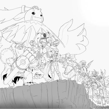 amphimon armor callismon cherubimon cherubimon_(virtue) digimon digimon_(creature) diving_suit duftmon full_armor homertex justimon lotusmon robot_girl sleipmon