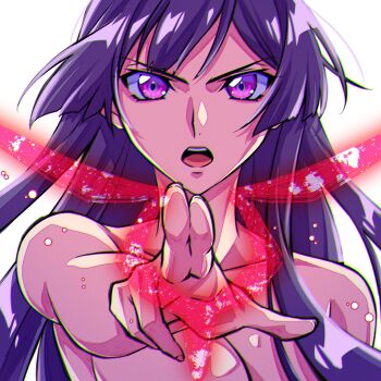 1girl absurdres black_hair breasts code_geass code_geass:_dakkan_no_roze highres large_breasts long_hair looking_at_viewer nude purple_eyes sumeragi_sakuya