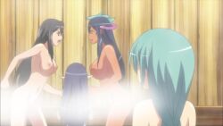 10s 6+girls animated annelotte bath bathing black_hair blue_eyes bouncing_breasts braid breasts dark-skinned_female dark_skin earrings flat_chest green_eyes green_hair highres huge_breasts jewelry large_breasts long_hair looking_at_another luna_luna_(queen&#039;s_blade) medium_breasts mirim multiple_girls naked_towel nipples nude pointy_ears queen&#039;s_blade queen&#039;s_blade_rebellion robot_girl ryona sainyang_(queen&#039;s_blade) screencap shiny_skin siblings sisters sitting sound standing steam tagme talking tarnyang_(queen&#039;s_blade) towel towel_slip twin_braids vante very_long_hair video yuit_(queen&#039;s_blade)