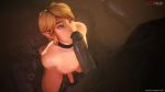 10s 2boys 3d androgynous animated arms_behind_back artist_name barefoot black_choker blonde_hair blue_eyes choker dark-skinned_male dark_skin earrings erection feet fellatio floor fugtrup ganondorf gerudo highres indoors interracial jewelry kneeling large_penis licking licking_penis link looping_animation male_focus multiple_boys naughty_face nintendo nude oral penis pointy_ears size_difference slurping sound source_filmmaker_(medium) standing teasing the_legend_of_zelda the_legend_of_zelda:_breath_of_the_wild tongue tongue_out trap uncensored video yaoi