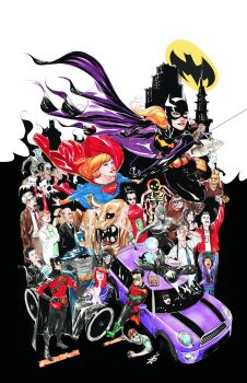 6+boys 6+girls absurdres alfred_pennyworth armor barbara_gordon batgirl batman batman_(series) binoculars black_hair blonde_hair boots brothers bruce_wayne cape car clayface crossed_arms crystal_brown damian_wayne dark_skin dc_comics dick_grayson diesel_(dc) doctor_phosphorus domino_mask dracula dustin_nguyen eye_mask family father_and_son francisco_gracia gauntlets gray_ghost harmony highres holster jacket james_gordon jordanna_spence klarion kryptonian livewire mask mini_cooper mother_and_daughter motor_vehicle multiple_boys multiple_girls necktie nell_little nick_gage oracle oracle_(dc) orange_hair police power_armor proxy red_robin robin_(dc) roulette roxy_rocket shoulder_holster siblings sitting slipstream_(dc) smile squire staff stephanie_brown supergirl tim_drake traditional_media vampire wendy_white wheelchair