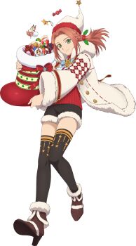 1girl artist_request closed_mouth eleanor_hume full_body game_cg green_eyes hat highres looking_at_viewer official_art pink_hair smile solo tales_of_(series) tales_of_asteria tales_of_berseria third-party_source transparent_background