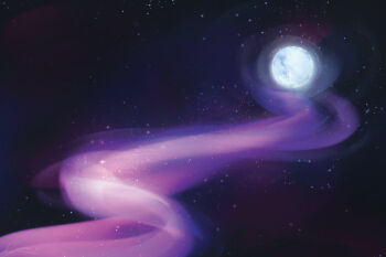 Rule 34 | full moon, glowing, leaping hare press, moon, night, night sky, no humans, outdoors, scenery, sky, sky focus, star (sky), starry sky, swirl, zandra