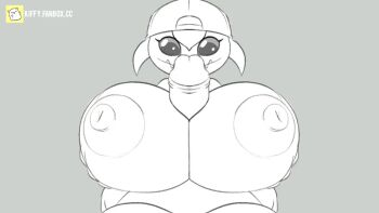 agumon animated cum digimon digimon_(creature) flower hat kiffy paizuri palmon petals sharp_teeth tagme tail teeth video