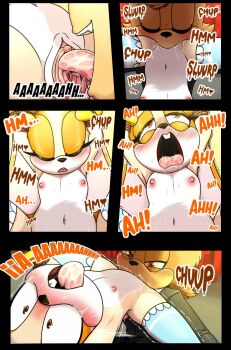 bound bound_wrists cream_the_rabbit cunnilingus dexstar female_ejaculation female_orgasm flat_chest furry furry_female highres licking loli nipples open_mouth oral orgasm pussy shaking sonic_(series) source_request spread_legs tagme thighhighs tongue tongue_out