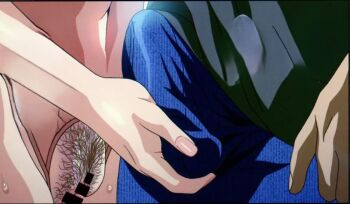 1boy 1girl 2010s 2011 age_difference bulge caressing_testicles censored crotchless crotchless_leotard erection erection_under_clothes female_pubic_hair jellyfish_(company) kamimura_akiko keisuke_(sisters) kouzaka_kouhei leotard mature_female older_female_and_younger_male penis premature_ejaculation pubic_hair pussy see-through_clothes shy sisters_~natsu_no_saigo_no_hi~ stepmother_and_stepson taki_minashika testicle_grab testicles vanilla visual_novel