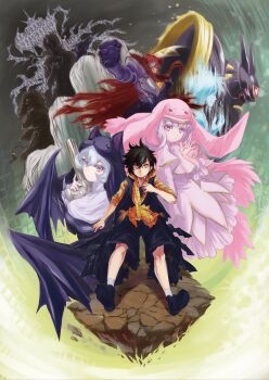 Rule 34 | alphamon, digimon, gankoomon, highres, sistermon blanc, sistermon noir, tagme