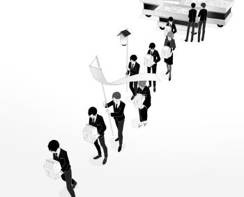 2girls 6+boys ashes banner box coffin commentary_request cremation facing_away flag formal_clothes from_above funeral genderswap genderswap_(ftm) greyscale highres holding holding_box holding_flag holding_lantern japanese_clothes kamura_gimi kimono lantern long_sleeves monochrome multiple_boys multiple_girls original personification queue short_hair simple_background suit symbolism