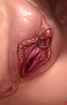 clitoris clitoris_piercing piercing pussy pussy_focus pussy_piercing shiny_skin spread_legs spread_pussy uncensored vincentcc