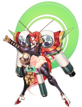 absurdres big_belly commentary_request commission highres inflation nipple_penetration original pregnant skeb_commission t.a.k.