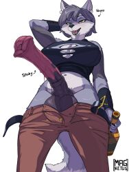 1futa absurdres alcohol animal_penis breasts corruption_of_champions corruption_of_champions_2 drinking drunk furry futanari highres horse_penis large_breasts large_testicles magnetus penis presenting solo sweat testicles torn_clothes urta very_sweaty