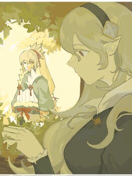 Rule 34 | 1boy, 1girl, black hairband, breasts, female corrin (fire emblem), fire emblem, fire emblem fates, grey hair, hair ribbon, hairband, hashtag-only commentary, high ponytail, highres, japanese clothes, long hair, medium breasts, nearlydusk, nintendo, pointy ears, ponytail, red ribbon, ribbon, takumi (fire emblem)