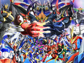 00s 1970s_(style) 1980s_(style) 1990s_(style) bad_id bad_pixiv_id banpresto char&#039;s_counterattack character_request choudenji_machine_voltes_v choudenji_robo_combattler_v choujuu_kishin_dancouga combattler_v_(robot) daiku_maryu daikuu_maryuu daikuu_maryuu_gaiking daitarn_3 dancouga_(series) dancougar densetsu_kyojin_ideon eblmeka eva_01 everyone fei-yen freedom_gundam gaiking genesic_gaogaigar getter_robo getter_robo_g goshogun great_mazinger great_mazinger_(robot) gunbuster gundam gundam_seed gundam_wing:_endless_waltz gundam_zz king_j-der king_j_der koutetsu_jeeg lossy-lossless macross macross_7 macross_plus mazinger_(series) mazinger_z mazinkaiser mazinkaiser_(robot) mecha mecha_focus muteki_kojin_daitarn_3 muteki_koujin_daitarn_3 neon_genesis_evangelion no_humans nu_gundam oldschool raideen_(series) retro_artstyle robot sengoku_majin_goshogun shin_getter_robo srx super_robot super_robot_wars super_robot_wars_alpha super_robot_wars_alpha_3 temjin the_3rd_super_robot_wars_alpha toei_company top_wo_nerae! top_wo_nerae!_(series) toushou_daimos virtual_on wing_gundam_zero_custom yf-21 yuusha_ou_gaogaigar yuusha_ou_gaogaigar_final yuusha_raideen yuusha_series zeta_gundam zeta_gundam_(mobile_suit) zz_gundam