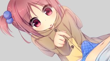 1boy 1girl :o animal_costume animal_hood aoi_aruma blue_male_underwear boxers bulge cosplay cowboy_shot dog_costume erection erection_under_clothes flat_chest game_cg hood jissai_no_tokoro kigurumi kumura_hibari_(jissai_no_tokoro) loli looking_at_penis lying male_underwear navel on_back open_mouth parted_lips pink_eyes pink_hair poking shirt short_hair sidelocks simple_background standing transparent_background twintails underwear variant_set white_shirt