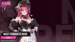 1girl :3 aiming animated apron ass_shake audible_speech bikini black_corset black_footwear black_thighhighs bouncing_ass bouncing_breasts breasts cleavage commentary corset crazy_smile detached_collar detached_sleeves dfm_(darknessdfm) drinking english_audio fang full_body goddess_of_victory:_nikke hands_on_own_hips happy hat heart heart_hands high_heels holding holding_weapon large_breasts long_hair long_sleeves looking_at_another looking_at_viewer maid maid_apron mast_(nikke) mast_(romantic_maid)_(nikke) nail_polish naughty_face official_art open_mouth pink_eyes pink_hair pirate_hat revealing_clothes shiny_skin short_twintails side-tie_bikini_bottom sitting skin_fang skindentation smile solo sound squatting standing swimsuit tagme thighhighs twintails video weapon white_apron wide_hips wrist_cuffs