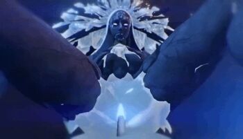 1girl animated animated_gif ass between_legs bouncing cowgirl_position crystal erection huge_ass long_hair looking_at_viewer otoma_raga otomaraga penis pov pussy sex shiny_clothes shiny_skin sir_anci siranci straddling tall_female the_king_of_fighters the_king_of_fighters_xv thick_thighs thighs vaginal very_long_hair zh7even