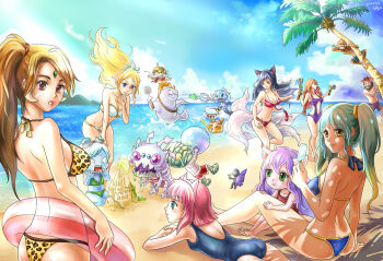 6+boys 6+girls ahri_(league_of_legends) amumu animal_ears animal_print annie_(league_of_legends) aqua_hair ass ball bandages bandeau barefoot beach beachball bikini black_hair black_male_swimwear black_swim_trunks blonde_hair blue_eyes blue_one-piece_swimsuit blue_skin breasts brown_eyes building_sand_sculpture butt_crack center_opening chomper cleavage colored_skin corki day earrings facial_hair facial_mark fairy fish fizz_(league_of_legends) food forehead_jewel fox_ears fox_tail gangplank_(league_of_legends) goggles goggles_on_head green_eyes gun handgun hat highres innertube janna_(league_of_legends) jewelry kog'maw league_of_legends leopard_print long_hair looking_back lulu_(league_of_legends) male_swimwear medium_breasts miss_fortune_(league_of_legends) multicolored_hair multiple_boys multiple_girls multiple_tails mustache navel nidalee ocean one-piece_swimsuit pale_skin parted_lips pistol pix_(league_of_legends) pointy_ears polearm popsicle purple_eyes purple_hair purple_skin red_hair sand sand_castle sand_sculpture shark short_hair smile sona_(league_of_legends) spatula spyglass strap_gap striped_clothes striped_one-piece_swimsuit swim_ring swim_trunks swimsuit tail tears teemo tiara tree trident tristana_(league_of_legends) urf weapon whisker_markings wukong_(league_of_legends) yellow_eyes yordle yummiclaire