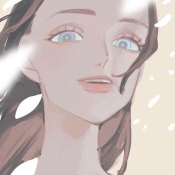 1girl black_hair blue_eyes commentary_request eyelashes floating_hair highres hisarakanoi long_hair looking_at_viewer nico_robin one_piece open_mouth petals portrait solo