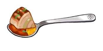 artist_request chopped_spring_onion curry curry_rice food food_focus game_cg garnish nintendo no_humans official_art pokemon pokemon_swsh rice spoon third-party_source transparent_background