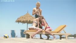 1boy 2girls 3d aerith_gainsborough animated anus ass ball beach beach_chair beachball bikini bikini_skirt bisexual_female black_hair blonde_hair bottle braid braided_ponytail breasts caressing_testicles cloud_strife cooperative_fellatio costa_del_sol drinking fellatio ffm_threesome final_fantasy final_fantasy_vii final_fantasy_vii_remake flower frilled_bikini frills green_eyes group_sex hair_bun hair_flower hair_ornament hair_ribbon hydrafxx kiss kissing_penis licking licking_penis long_hair looking_down looking_up male_swimwear medium_breasts microskirt multiple_girls no_panties oral outdoors penis pink_bikini pixiewillow pleasedbyviolet pleated_skirt pussy ribbon sandals short_hair sitting skirt small_breasts soda_bottle sound spiked_hair standing swim_trunks swimsuit tagme teamwork_(sexual) testicles threesome tifa_lockhart umbrella video watermark white_bikini