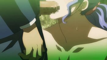 10s 2016 age_difference animated animated_gif breast_press breasts censored clothed_male_nude_female daimon_naoko earrings fellatio glasses huge_breasts jewelry kyonyuu_hitozuma_onna_kyoushi_saimin lipstick makeup mature_female morishita_wataru nude older_female_and_younger_male oral principal_and_student purple_eyes purple_hair sweat t-rex_(animation_studio) tagme