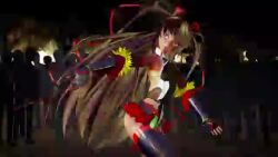 1girl 3d animated arms_up artist_request ass ass_focus ass_shake audible_music blush boots bouncing_ass brown_hair cameltoe condom condom_belt dancing gloves highleg highleg_leotard jiggle legs_apart leotard long_hair looking_at_viewer mikumikudance_(medium) mizuki_yukikaze one-piece_tan pink_eyes shiny_skin skirt sound standing tagme taimanin_(series) taimanin_yukikaze tan tanline thighhighs thong_leotard twintails used_condom very_long_hair video wide_hips