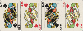 Rule 34 | absurdres, alternate color, blue hair, bob cut, card, clothed pokemon, flower, gardevoir, gen 3 pokemon, green hair, highres, mega gardevoir, mega pokemon, nintendo, orange eyes, pink eyes, playing card, pokemon, pokemon (creature), queen (playing card), queen of clubs, queen of diamonds, queen of hearts (playing card), queen of spades (playing card), shiny and normal, shiny pokemon, yukifuri tsuyu