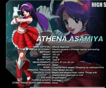 1girl asamiya_athena boots dress female_focus gloves hairband heart long_hair pale_skin purple_eyes purple_hair skirt smile standing the_king_of_fighters thick_thighs thighs