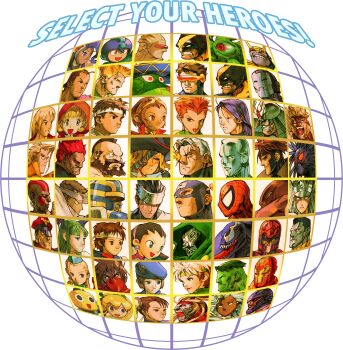 6+boys 6+girls 6+others absurdres akuma_(street_fighter) alien amingo anakaris animal_ears b.b._hood bald bandana beard bengus beret blackheart_(marvel) blonde_hair blue_eyes braid brown_hair cable_(marvel) cactus cactus_boy cammy_white capcom captain_america captain_commando captain_commando_(character) cat_ears cat_girl character_select charlie_nash chun-li clenched_teeth colored_skin colossus_(x-men) commentary crossover cyberbots cyclops cyclops_(x-men) dark-skinned_female dark-skinned_male dark_skin darkstalkers demon_girl dhalsim doctor_doom double_bun dougi dreadlocks earrings english_commentary eyepatch facial_hair fangs felicia_(darkstalkers) fighting_game full_beard gambit glasses glowing glowing_eye green_eyes green_hair green_skin grid guile hair_bun hat helmet hibiki_dan highres hood hoodie hulk ice_elemental iceman_(x-men) in-franchise_crossover iron_man jewelry jill_valentine juggernaut_(x-men) kanzaki_hayato_(star_gladiator) karate_gi kasugano_sakura ken_masters long_hair m._bison magneto marrow_(x-men) marvel marvel_vs._capcom marvel_vs._capcom_2 mask mega_man_(character) mega_man_(classic) mega_man_(series) mega_man_legends_(series) mohawk morrigan_aensland mouth_mask multiple_boys multiple_crossover multiple_girls multiple_others mummy ninja no_pupils omega_red one-eyed open_mouth orange_hair orange_vest pirate pirate_hat psylocke purple_hair red_eyes red_hair red_hat red_hood red_hoodie resident_evil rogue_(x-men) roll_(mega_man) round_image ruby_heart ryu_(street_fighter) sabertooth_(x-men) saotome_jin scar sentinel_(x-men) servbot_(mega_man) shouting shuma_gorath silver_samurai silver_skin smile sonson spider-man spider-man_(series) spiral_(marvel) star_gladiator storm_(x-men) street_fighter street_fighter_zero_(series) strider_(video_game) strider_hiryuu sweat symbiote teeth thanos tiara transparent_background tron_bonne_(mega_man) twin_braids venom_(marvel) vest visor_cap war_machine white_bandana white_hair wolverine_(x-men) x-men zangief