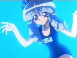 1girl air_bubble animated ass bubble curly_hair long_hair one-piece_swimsuit parted_lips purple_hair red_eyes school_swimsuit silky_(tenshi_ni_narumon) submerged swimming swimsuit tagme tenshi_ni_narumon underwater video