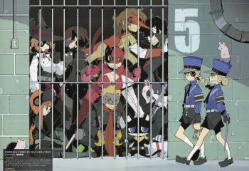 Rule 34 | 4boys, 6+girls, akechi gorou, amamiya ren, animal, armband, bandana, bandana around neck, baton (weapon), belt, black hair, blonde hair, blue shirt, boots, breasts, brown hair, buttons, cape, caroline (persona 5), cat, cat mask, closed eyes, collared shirt, computer, crossed arms, crow (persona 5), double bun, dowman sayman, epaulettes, eyepatch, food, fox (persona 5), fox mask, glasses, gloves, hair bun, hat, joker (persona 5), justine (persona 5), katana, key, kitagawa yuusuke, laptop, large breasts, mask, morgana (persona 5), mouse (animal), multiple boys, multiple girls, neckerchief, necktie, niijima makoto, noir (persona 5), okumura haru, oracle (persona 5), orange hair, panther (persona 5), pantyhose, persona, persona 5, persona 5 the royal, ponytail, popsicle, prison, prison cell, queen (persona 5), sakamoto ryuuji, sakura futaba, shirt, shoes, shorts, sitting, skull (persona 5), skull mask, smile, socks, standing, sword, tail, tailcoat, takamaki anne, third-party source, utility belt, weapon, yellow eyes