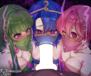 catria_(fire_emblem) est_(fire_emblem) fellatio fffm_foursome fire_emblem fire_emblem:_mystery_of_the_emblem fire_emblem_echoes:_shadows_of_valentia mind_control nintendo oral palla_(fire_emblem) penis ryncka tagme veil