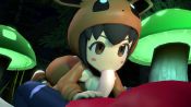 1boy 1girl 3d animated ass black_hair blush brown_eyes cosplay eevee eevee_(cosplay) gen_1_pokemon hetero highres jinouga97 loli mushroom nintendo oral penis poke_kid_(pokemon) pokemon pokemon_swsh shoes socks tagme uncensored victor_(pokemon) video