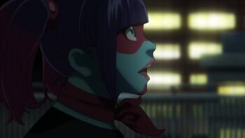 1boy 1girl after_kiss animated anime_screenshot ass attack black_leotard bouncing_breasts breasts brown_hair couple defeat embarrassed exercising falling green_eyes hetero hug jumping kamen_rider kiss large_breasts leotard multiple_girls night outdoors ryona saliva shocker_(kamen_rider) sound subtitled surprised tagme thinking toujima_tanzaburou_wa_kamen_rider_ni_naritai training twintails v video wide_hips yukarisu