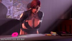 3d age_difference animated arnoldthehero black_bra bouncing_breasts bra breasts brown_hair cleavage dark-skinned_female dark_skin dead_or_alive flower garter_straps large_breasts lisa_hamilton mature_female older_female_and_younger_male onee-shota sex sex_from_behind short_hair shota tagme teacher teacher_and_student underwear video