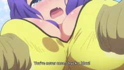 1boy 2girls all_fours animal_ear_fluff animal_ears animated anime_screenshot ass bestiality bike_shorts black_hairband blush bra breasts breasts_squeezed_together cleavage closed_eyes cloud collarbone cunnilingus cunnilingus_through_clothes dog_ears dog_tail fang fingerless_gloves forest futoku_no_guild gloves grabbing_another&#039;s_breast groping hairband hanabata_nohkins highres hitamu_kyan kikuru_madan large_breasts medium_hair multiple_girls nature navel open_clothes open_mouth open_shirt oral outdoors purple_eyes purple_hair rape red_gloves shirt short_shorts shorts sky sound stomach subtitled tail tearing_up thighs tree underwear video white_shirt yellow_bra