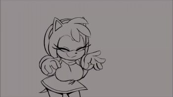 Rule 34 | amy rose, animated, bacelet, blush, chili dog, dress, eating, gloves, hairband, hedgehog, inminent sex, legs, medium hair, naughty face, petite, seducing viewer, seductive female, seductive smile, sega, smile, sonic (series), sonic the hedgehog, spiked hair, surprised, tagme, tongue, tongue out, video, voice actor, voice actress