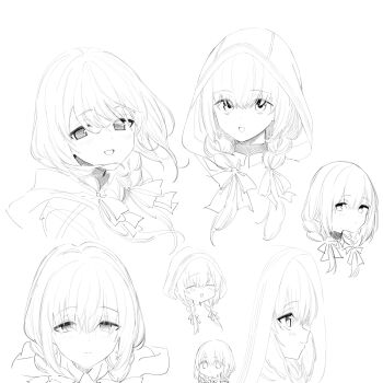 arius_squad_(blue_archive) atsuko_(blue_archive) blue_archive braid halo highres portrait tetuw twin_braids