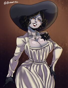 1girl absurdres alcina_dimitrescu breasts highres large_breasts mature_female resident_evil resident_evil_village solo