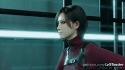 1boy 1girl 3d ada_wong animated anus anus_peek ass black_hair breasts high_heels laser laser_sight lvl3toaster monster mr._x_(resident_evil) nipples panties pantyshot resident_evil resident_evil_2 resident_evil_2_(remake) running short_hair small_breasts sound sunglasses tagme thong underwear video wardrobe_malfunction