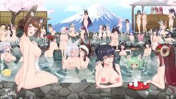 6+girls ahoge akagi_(azur_lane) akashi_(azur_lane) alternate_hairstyle amagi_(azur_lane) animal_ear_fluff animal_ears arm_under_breasts ass asymmetrical_horns atago_(azur_lane) ayanami_(azur_lane) azuma_(azur_lane) azur_lane black_hair blonde_hair blue_eyes blue_hair blush bottle breast_envy breast_rest breasts brown_hair cat_ears cat_tail cherry_blossoms chinese_commentary chitose_(azur_lane) chiyoda_(azur_lane) closed_eyes commentary_request completely_nude cow_ears cow_girl cow_horns cup curled_horns day flat_chest flower fusou_(azur_lane) grabbing_another&#039;s_breast grabbing_from_behind grey_hair groping hair_bun hair_flower hair_ornament hakuryuu_(azur_lane) hanazuki_(azur_lane) haruna_(azur_lane) heterochromia hiei_(azur_lane) highres holding holding_bottle holding_hands holding_smoking_pipe horns ibuki_(azur_lane) izumo_(azur_lane) kaga_(azur_lane) kashino_(azur_lane) kii_(azur_lane) kinu_(azur_lane) kisaragi_(azur_lane) kongou_(azur_lane) lap_pillow large_breasts long_hair looking_at_another manjuu_(azur_lane) medium_breasts medium_hair mikasa_(azur_lane) mount_fuji multiple_girls musashi_(azur_lane) mutsuki_(azur_lane) nagato_(azur_lane) nail_polish naked_towel nipples noshiro_(azur_lane) nude onsen outdoors partially_submerged partially_underwater_shot pink_hair ponytail ppshex purple_hair red_eyes red_hair red_nails ryuuhou_(azur_lane) sakazuki sake_bottle shimakaze_(azur_lane) shinano_(azur_lane) short_hair shoukaku_(azur_lane) siblings sisters sitting small_breasts smoking_pipe standing suruga_(azur_lane) suzutsuki_(azur_lane) taihou_(azur_lane) tail takao_(azur_lane) tosa_(azur_lane) towel very_long_hair water wet white_flower yamashiro_(azur_lane) yellow_eyes yukikaze_(azur_lane) yuri zuikaku_(azur_lane)