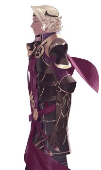 1boy absurdres aristocratic_clothes armor black_armor blonde_hair cape circlet fire_emblem fire_emblem_fates highres kucheat_zg looking_to_the_side male_focus nintendo xander_(fire_emblem)