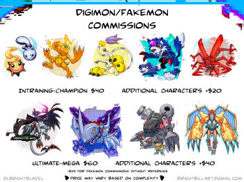 Rule 34 | agumon, belt, bowmon, digicore, digimon, digimon (creature), fire, fusamon, gloves, green eyes, highres, holy ring, kuwagamon, loogamon, mamemon, mameo (digimon), metalgreymon (virus), moonmon, mugendramon, oridigi, sharp teeth, simple background, sunmon, tail, teeth, wargreymon, white background