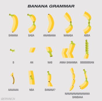 absurdres banana chart english_text erraineon food food_focus fruit grey_background highres no_humans original simple_background still_life twitter_username