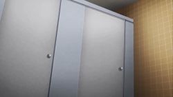 1boy 1girl animated bathroom black_pantyhose blue_bra blue_panties blush bouncing_breasts bra bra_pull breasts breasts_out censored clothes_pull clothing_aside cum cum_in_pussy hetero highres huge_breasts makeup masturbation mesu_kyoushi_4 missionary moaning mole mole_under_mouth nipples open_clothes panties panties_aside pantyhose penis purple_eyes pussy pussy_juice red_hair sex sex_toy short_hair sound teacher teacher_and_student toilet toilet_stall torn_clothes torn_legwear torn_pantyhose underwear vaginal vibrator video yoshioka_maki