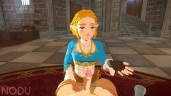 1boy 1girl 3d animated audible_speech black_gloves black_pants blonde_hair blue_shirt closed_eyes cum cum_in_pussy english_audio fellatio fingerless_gloves from_behind gloves green_eyes hetero highres indoors leggings link looking_at_viewer looking_back nintendo nodusfm oral pants penis pointy_ears potion pov princess princess_zelda reverse_cowgirl_position sex shirt short_hair sound squatting straddling tagme teeth the_legend_of_zelda the_legend_of_zelda:_tears_of_the_kingdom tongue tongue_out uncensored upper_teeth_only vaginal video