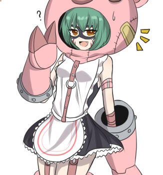 Rule 34 | 1girl, cho-hakkaimon, digimon, female focus, simple background, solo, white background