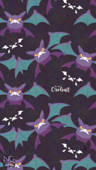 Rule 34 | animal focus, bat (animal), colored sclera, crobat, gen 2 pokemon, highres, meme (sleepsheep), nintendo, no humans, open mouth, pokemon, pokemon (creature), pokemon focus, red eyes, teeth, wings, yellow sclera