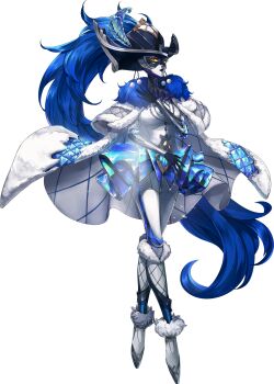 Rule 34 | 1girl, absurdres, artist request, black lips, breasts, colored sclera, full body, hat, hat feather, highres, jewelry, necklace, official art, orange eyes, persona, persona (summon), persona 5, persona 5: the phantom x, pom pom (clothes), solo, terpsichore (persona), third-party source, transparent background, tutu, yellow sclera