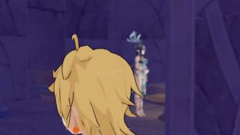 aether_(genshin_impact) animated cum cum_in_pussy cumdrip dab_neko genshin_impact lauma_(genshin_impact) music nipples penis pussy sex sound tagme vaginal video